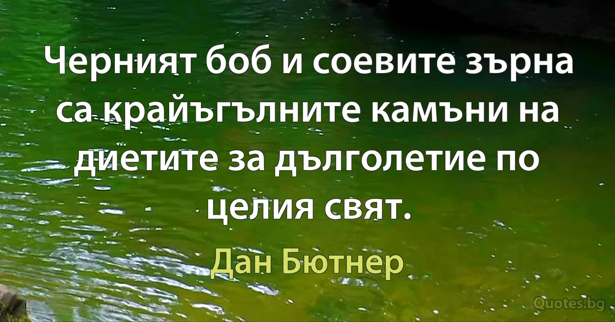 Черният боб и соевите зърна са крайъгълните камъни на диетите за дълголетие по целия свят. (Дан Бютнер)