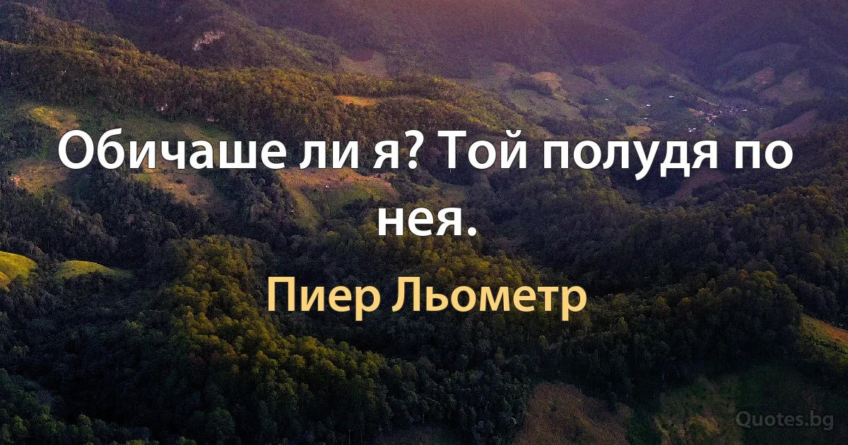 Обичаше ли я? Той полудя по нея. (Пиер Льометр)